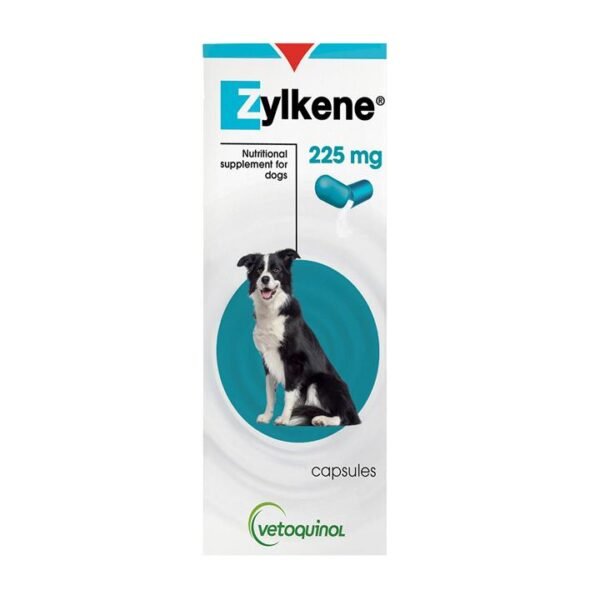 Zylkene Nutritional Supplement For Dogs 225 Mg 30 Capsules