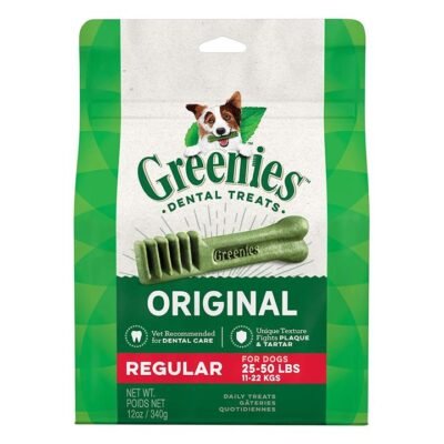 Greenies Original Dental Treats For Dogs - Regular 11-22 Kg  1 Kg