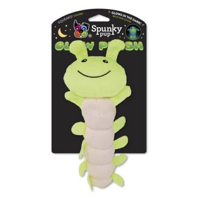 Spunky Pup Glow Plush Caterpillar Large 1 Pack