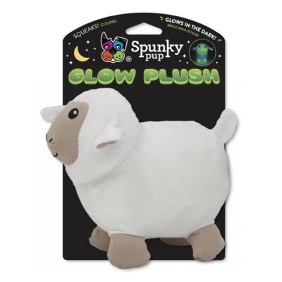 Spunky Pup Glow Plush Lamb Small 1 Pack