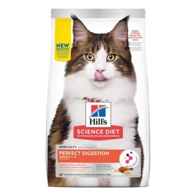 Hill's Science Diet Perfect Digestion Adult 1-6 Chicken, Barley & Whole Oats Recipe Dry Cat Food  5.9 Kg