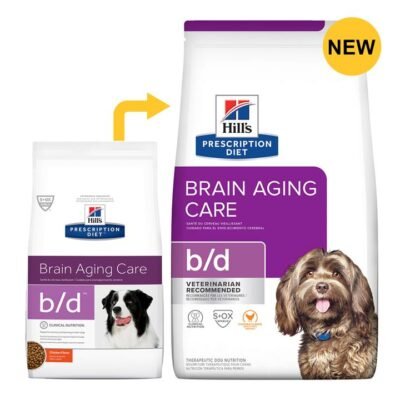 Hill's Prescription Diet B/D Brain Aging Care Chicken Flavour Dry Dog Food  7.98 Kg