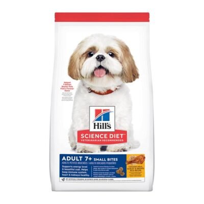 Hill's Science Diet Adult 7+ Small Bites Chicken Meal, Barley & Rice Recipe Dry Dog Food  2 Kg