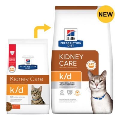 Hill's Prescription Diet K/D Kidney Care With Chicken Dry Cat Food 1.8 Kg