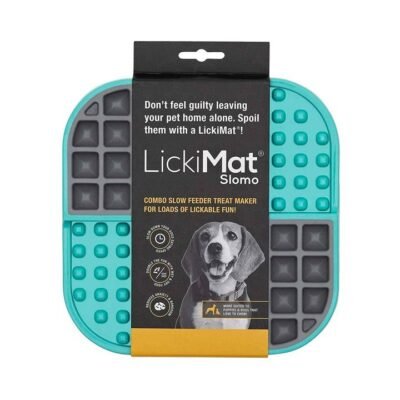 Lickimat Slomo Dog Turquoise 1 Pack