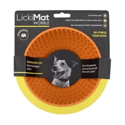 Lickimat Wobble Dog Orange 1 Pack