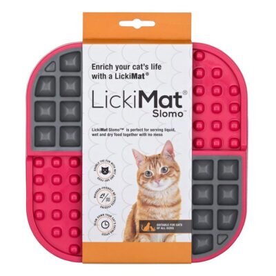 Lickimat Slomo Cat Pink 1 Pack