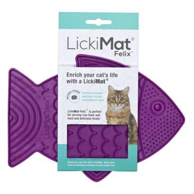 Lickimat Classic Felix Cat Purple 1 Pack