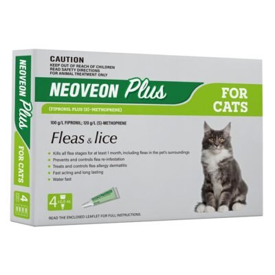 Neoveon Plus Fleas And Lice For Cats 8 Pack