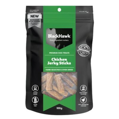Black Hawk Chicken Jerky Sticks Dog Treats  300 Gm