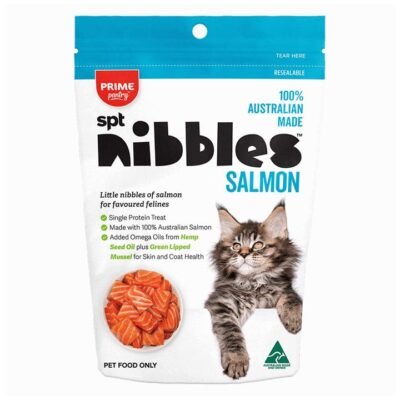 Prime Pantry Nibbles Spt Single Protein Salmon Treats For Cats 40 Gm  3 Pack
