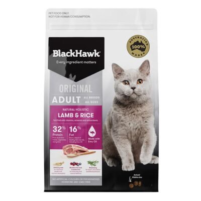 Black Hawk Lamb & Rice Adult Cat Dry Food   1.5 Kg