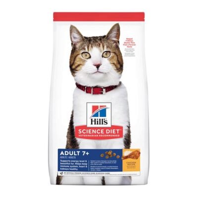 Hill's Science Diet Adult 7+ Chicken Recipe Dry Cat Food  3 Kg