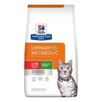 Hill's Prescription Diet C/D Multicare Stress Urinary + Metabolic Weight Chicken Flavour Dry Cat Food  2.88 Kg