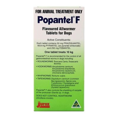 Popantel F Allwormer For Dogs (10 Kg) 4 Tablets