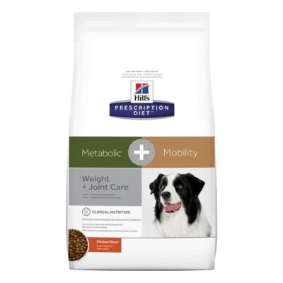 Hill's Prescription Diet Metabolic Weight + J/D Mobility Chicken Flavour Dry Dog Food  3.86 Kg