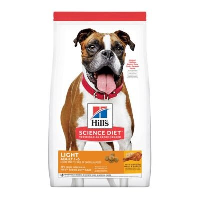 Hill's Science Diet Light Adult 1-6 With Chicken Meal & Barley Dry Dog Food 3 Kg