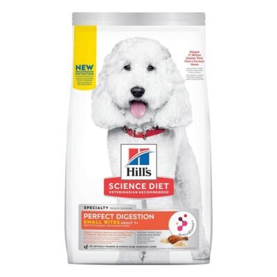 Hill's Science Diet Perfect Digestion Small Bites Adult 7+ Chicken, Whole Oats & Brown Rice Recipe Dry Dog Food  5.44 Kg