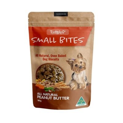Tidbits Small Bites Peanut Butter Biscuit Treats For Dogs 180 Gm