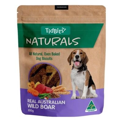 Tidbits Naturals Wild Boar Biscuit Treats For Dogs 350 Gm
