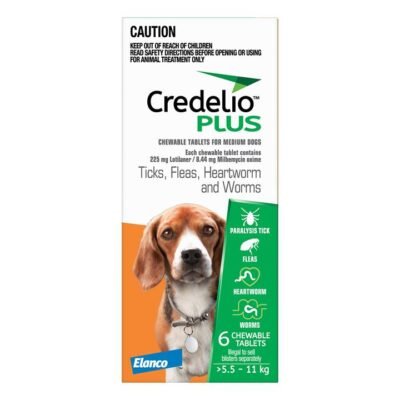 Credelio Plus For Medium Dogs 5.5 - 11 Kg Orange 9 Chews
