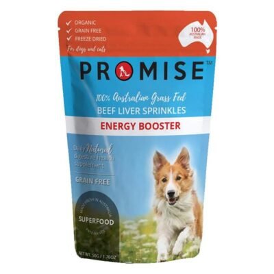 Promise Energy Booster Grain Free Beef Liver Sprinkles Treats For Dogs And Cats 50gm 1 Pack