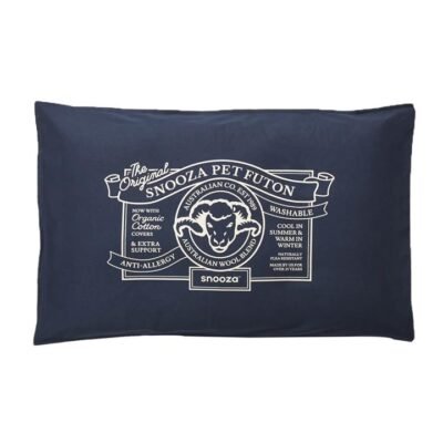 Snooza Organic Pet Futon Blue 1 Piece - Mini
