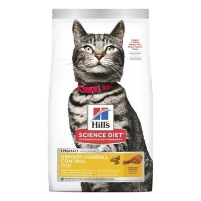 Hill's Science Diet Urinary Hairball Control Adult Chicken Recipe Dry Cat Food  7.03 Kg