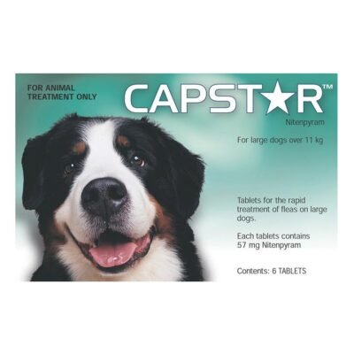 Capstar For Large Dogs Over 11kg (Green) 6 Tablet