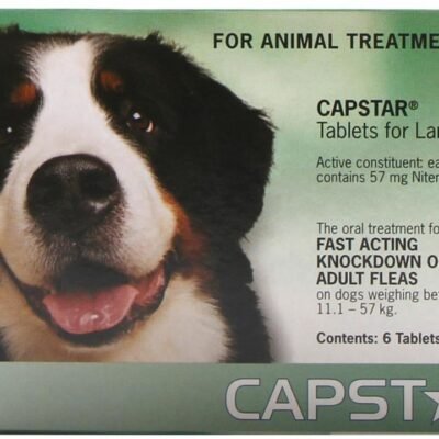 Capstar Fast Flea Knockdown for Cats and Dogs - Green - Large dogs