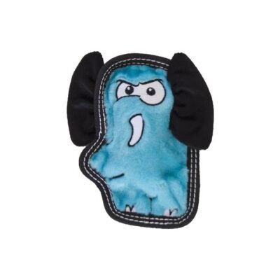 Outward Hound Tough Seamz Squeaker Dog Toy with No Stuffing - Elephant