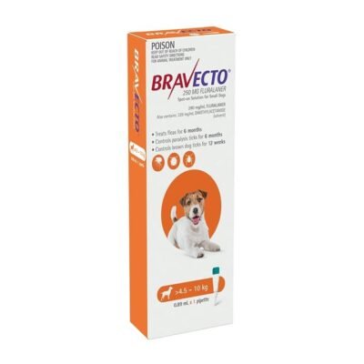 Bravecto Spot-on Flea & Tick Treatment for Dogs 4.5-10kg - Protection up to 6 Months