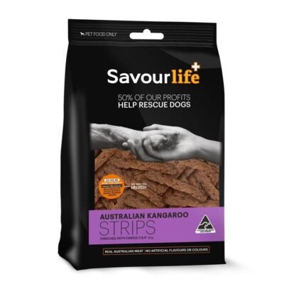 SavourLife Australian Kangaroo Strips Dog Treats 165g