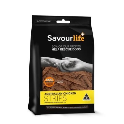 SavourLife Australian Chicken Liver Strips Dog treats 165g