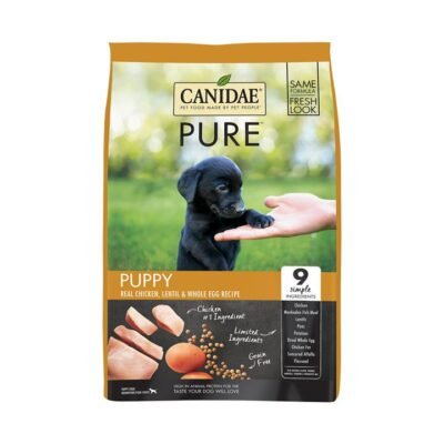 CANIDAE PURE Foundations Puppy Grain Free Formula with Fresh Chicken Dry Dog Food 10.8kg