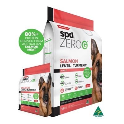 Prime100 SPD Zero-G Grain Free Dry Salmon Lentil & Turmeric Dry Dog Food 2.2kg