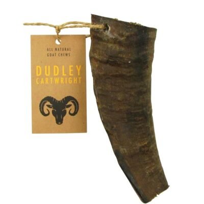 Dudley Cartwright Natural Goat Horns Dog Chews - Cropped