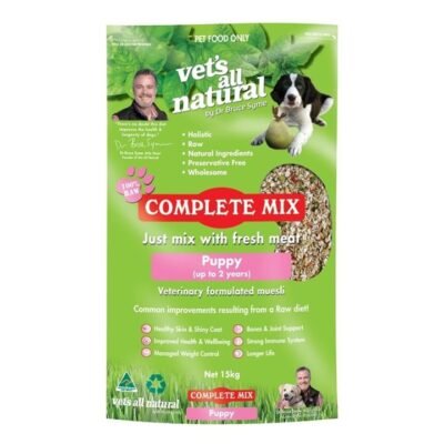 Vets All Natural Complete Mix Muesli for Fresh Meat for Puppies up to 2 years - 15kg