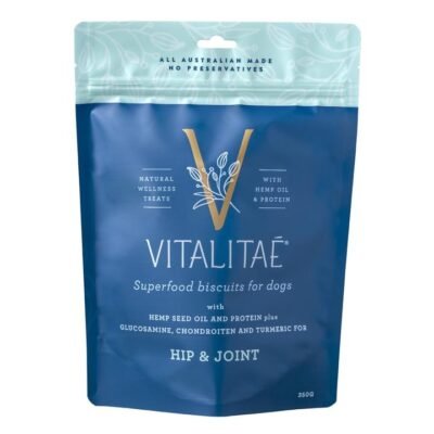 Vitalitae Superfood & Hemp Oil Dog Treats - Hip & Joint Biscuits - 350g