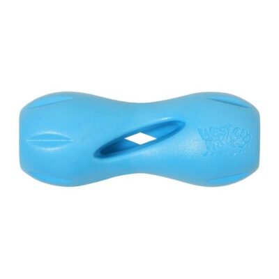 West Paw Qwizl Treat Dispensing Dog Toy - Small - Blue