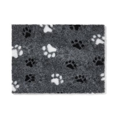 Snooza Stay Dry Mat Grey Paws