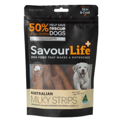Savourlife Australian Milky Strips Treats For Dogs  150 Gm
