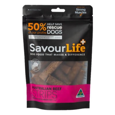 Savourlife Australian Beef Strips Treats For Dogs  165 Gm
