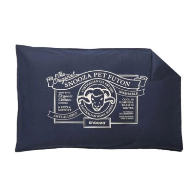 Snooza Organic Cotton Pet Futon Cover Blue 1 X Mighty
