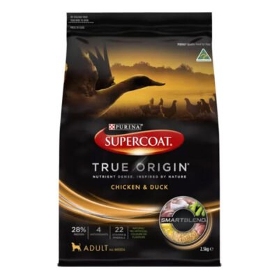 Supercoat True Origin Chicken & Duck Adult All Breeds Dry Dog Food  2.5 Kg