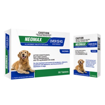 Neomax Allwormer Tablets For Large Dogs 5 To 25 Kg 2 Tablets