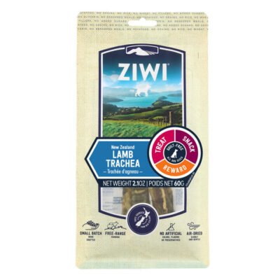 Ziwi Peak Oral Health Lamb Trachea Dog Treats 60 Gm
