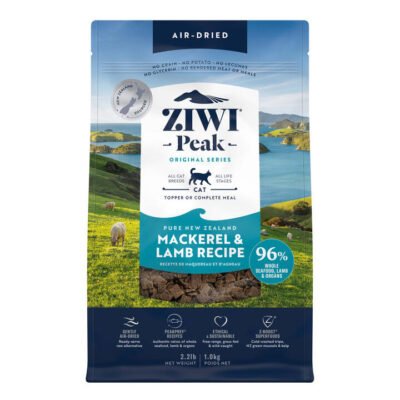 Ziwi Peak Air Dried Mackerel & Lamb Recipe Dry Cat Food  1 Kg