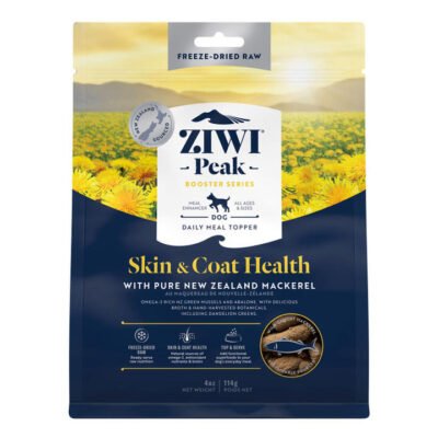 Ziwi Peak Freeze Dried Booster Skin & Coat Mackerel Dog Food 114 Gm