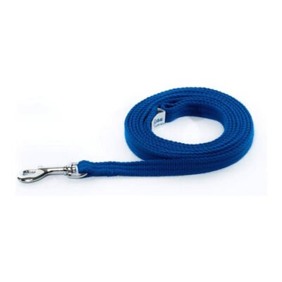 Beau Pets Adjustable Cotton Webbing Lead Blue 25 Mm X 180cm